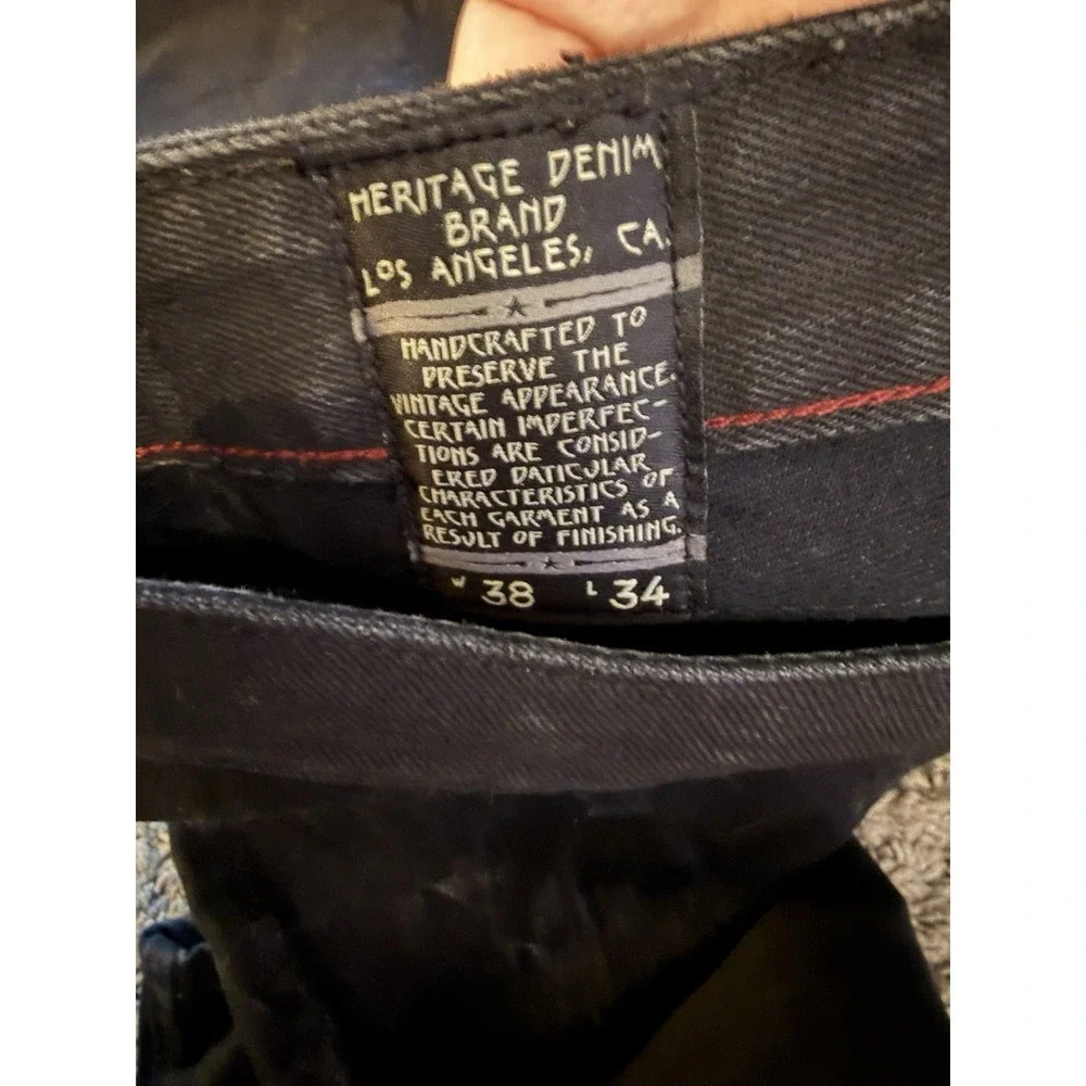 Cult of‎ Individuality Rebel Straight  Jeans 38x34 Black